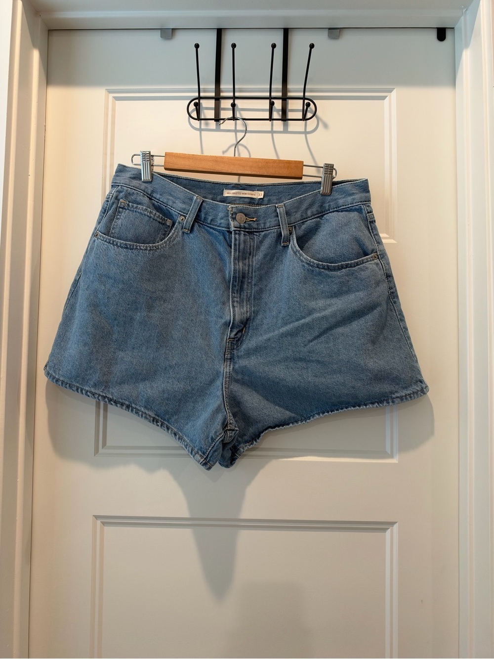 High waisted mom shorts